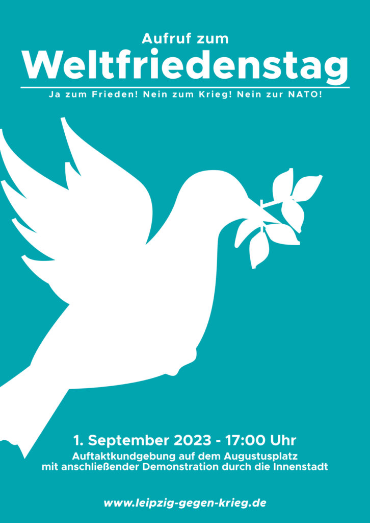 Demo Weltfriedenstag, 01.09.2023