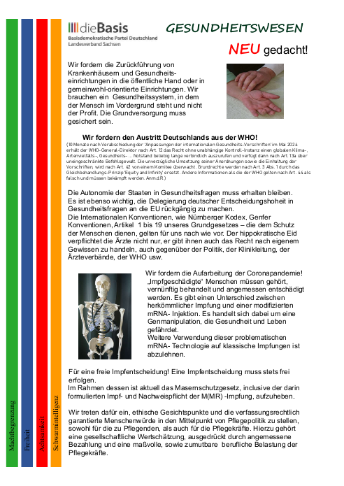 ag gesundheit flyer